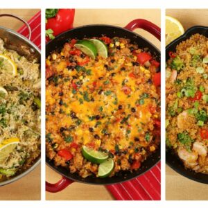 3 Healthy One Skillet Quinoa Recipes | Dinner Made Easy