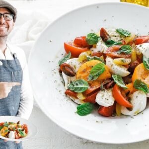 Authentic Italian Caprese Salad Recipe » Perfect For Hot Summer Days