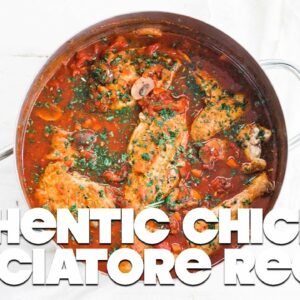 Authentic Chicken Cacciatore Recipe