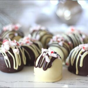 Peppermint Chocolate Truffles Recipe | Christmas Recipes