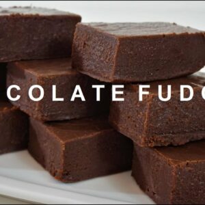 Only 2 Ingredient Chocolate Fudge