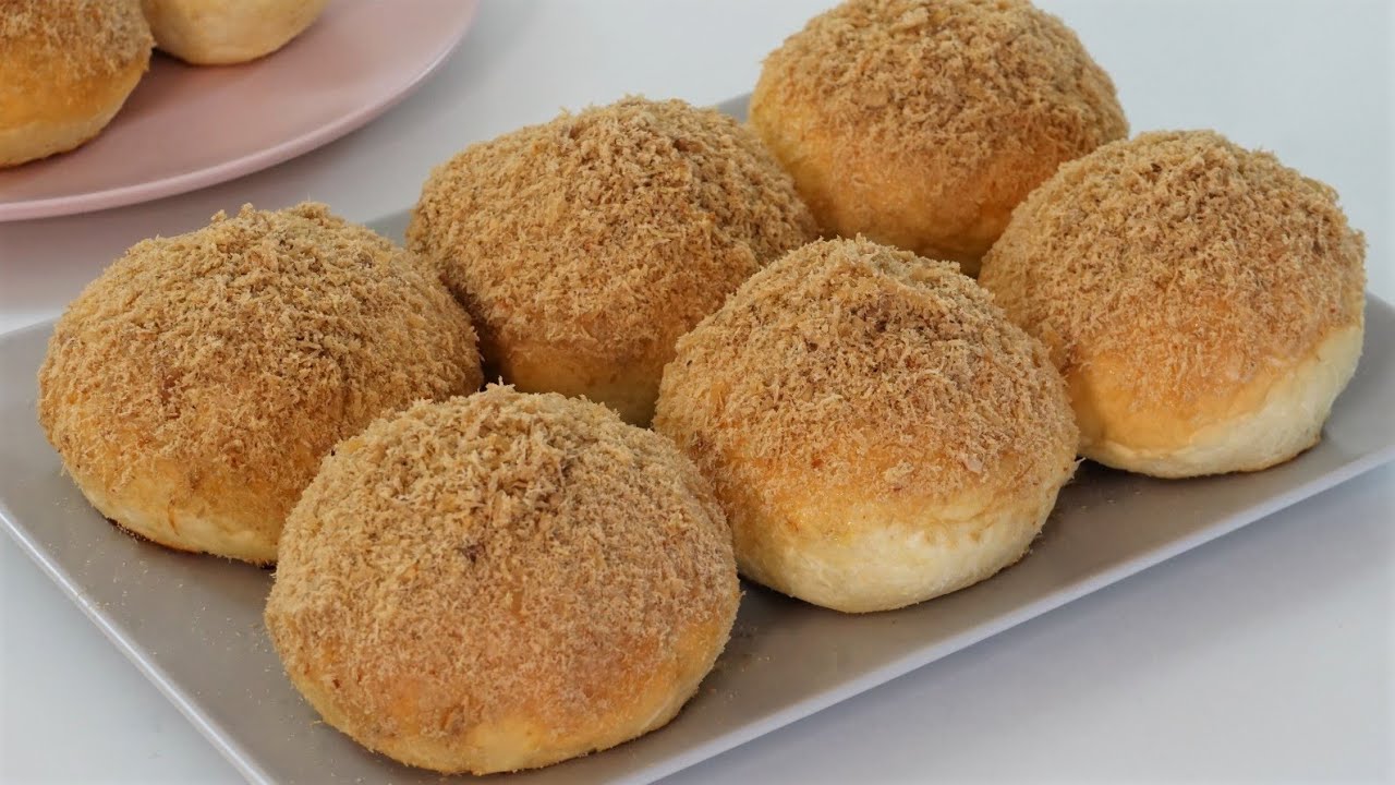 Chicken Floss Buns Easy Recipe Table And Flavor