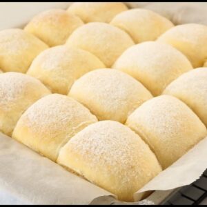 Fluffy Milk Bread Rolls