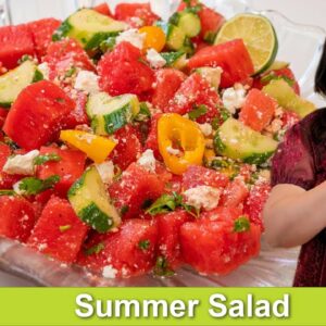Watermelon Salad Fresh & Delicious Summer Salad Recipe in Urdu Hindi – RKK