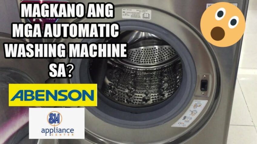 Magkano ang mga automatic washing machine sa abenson at sm appliance.2020