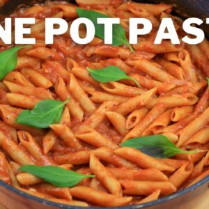 One Pot Pasta with Tomato Sauce | Quick and Easy Recipe