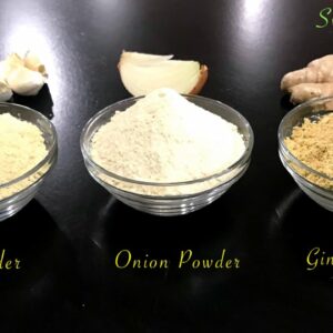 Homemade Garlic Powder, Onion Powder & Ginger Powder