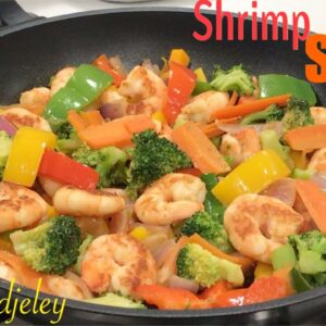 COOK MY SIMPLE SHRIMP SAUCE WITH ME