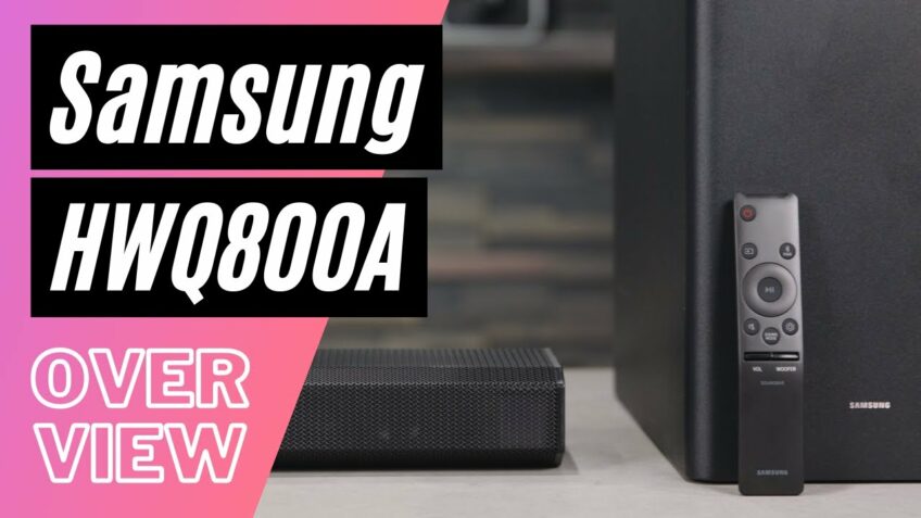Samsung HWQ800A Soundbar With Sound Demo