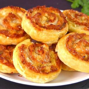 Pinwheel Patties/Chicken Patties Recipe by tiffin box | Chicken Puff Pastry, Chicken Pinwheel Pastry
