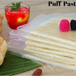 Puff Pastry Dough For Chicken Patties, Cream Roll, bakery Items  by Tiffin Box