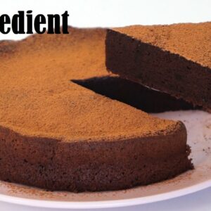2 Ingredient CHOCOLATE CAKE |No Flour No Butter No Oil