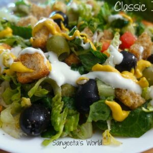 Classic Italian Salad Recipe • #ItalianSaladRecipe • Sangeeta’s World