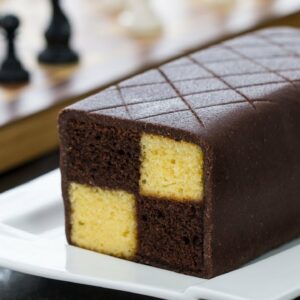 Chocolate Almond Battenberg Cake – 4k video