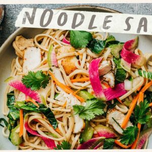 Easy NOODLE SALAD Recipe for Hot Weather