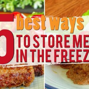 5 BEST Ways to Keep Meat in the Freezer 🙌🏻 | Ready to cook in minutes! 👌🏻😉