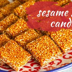 3-Ingredient Crunchy SESAME SEED CANDY