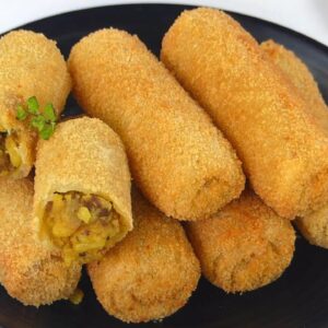Crispy Keema Potato Roll by Tiffin Box | Aloo Keema Roll | Ramadan Special
