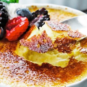 Creme Brulee Recipe Made with Real Vanilla Beans