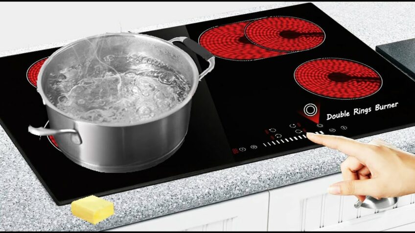 Electric Cooktop, ECOTOUCH Radiant Cooktop 4 Burner Smoothtop Electric Cooktop Specs, Amazon Price