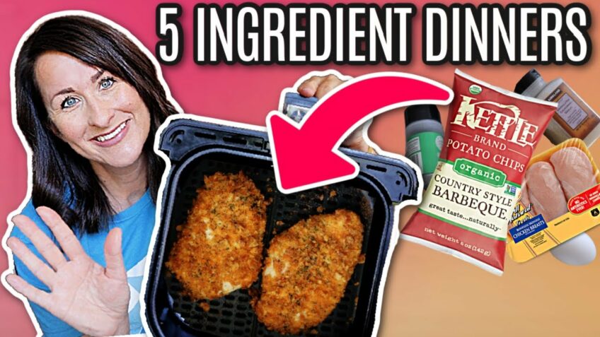 Four SIMPLE 5-Ingredient Air Fryer Dinner Recipes → What to Make in Your Air Fryer