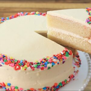 Classic Vanilla Cake Recipe | How to Make Birthday Cake