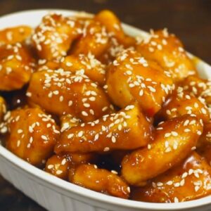 Baked Honey Sesame Chicken recipe