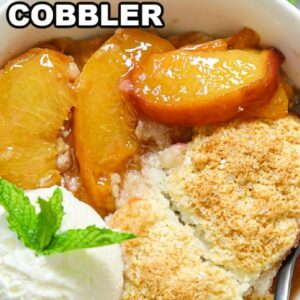 Homemade Peach Cobbler Recipe