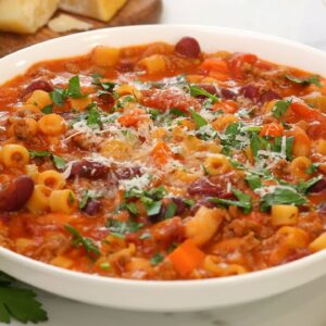 Pasta Fagioli Soup | Hearty & Nutritious Fall Recipes