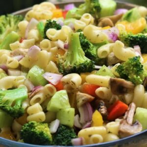 Healthy Pasta Salad Recipe for Weight Loss | Easy Pasta Broccoli Salad Recipe | Broccoli Pasta Salad