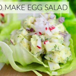EGG SALAD RECIPE | how to make egg salad 2 easy ways