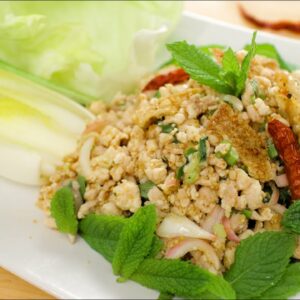 Laab Gai – Spicy Chicken Salad Recipe – Hot Thai Kitchen!