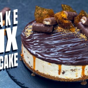 No-Bake Twix Cheesecake