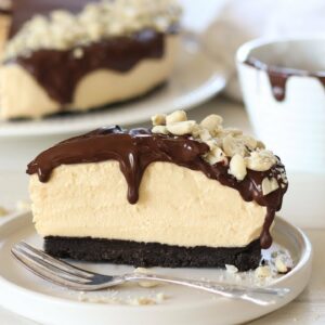 Peanut Butter Cheesecake Recipe | No Bake Cheesecake Recipe