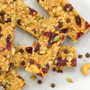 EASY No-Bake Granola Bars | Make-Ahead Meal Prep Recipes