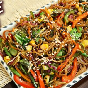Noodle Salad | Soba Noodle Healthy Salad Recipe | World Vegetarian Day | Ruchi