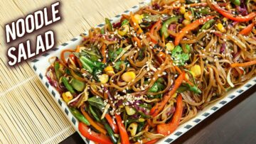 Noodle Salad | Soba Noodle Healthy Salad Recipe | World Vegetarian Day | Ruchi