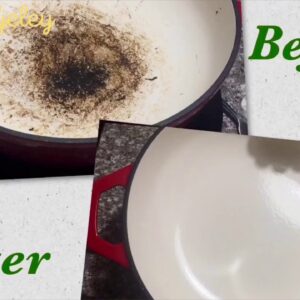 The Easiest Way To Clean And Maintain Your Enameled Cast Iron Pot | A Sweet Tip By Sweet Adjeley