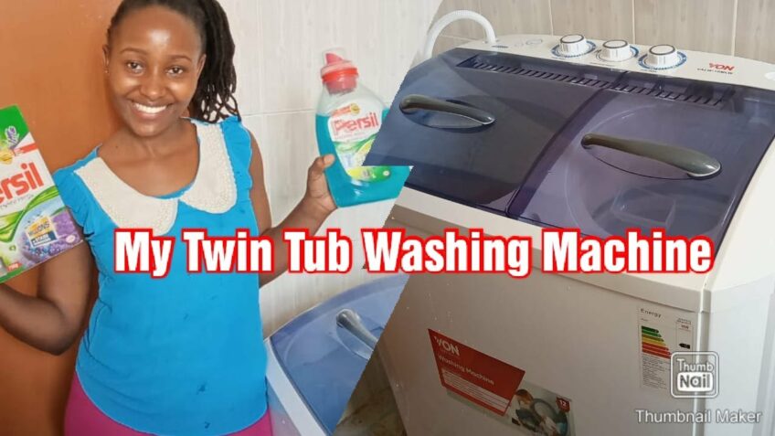 MY VON TWIN TUB WASHING MACHINE /HOW TO USE A WASHING MACHINE