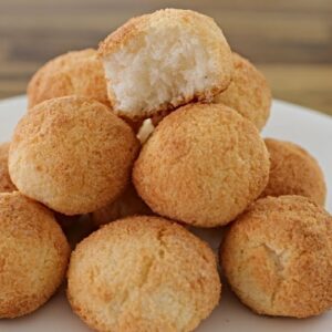 3-Ingredient Coconut Cookies Recipe