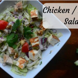 Chicken / Paneer salad | Tasty salad recipe