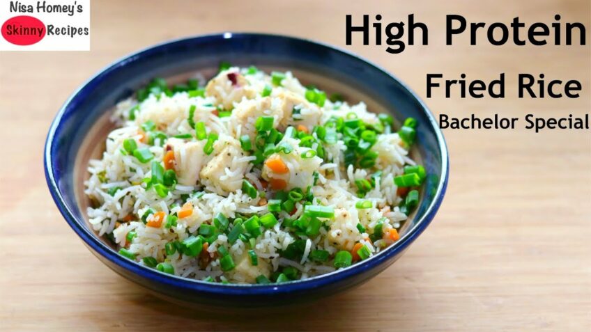 Healthy High Protein Fried Rice Recipe – Tasty, Easy To Make Rice Recipe At Home – Paneer Fried Rice
