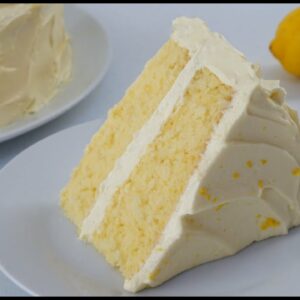 Super Moist Lemon Velvet Cake