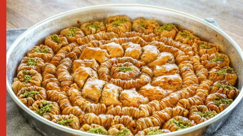 How to Make Baklava – Easiest Recipe – 3 Types 1 Tray 👌🏻