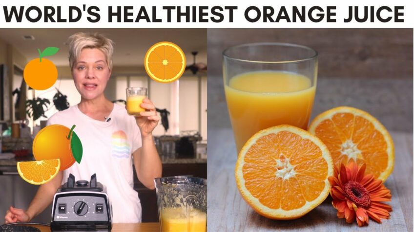 How to Make Blender Orange Juice Recipe Using the Whole Orange