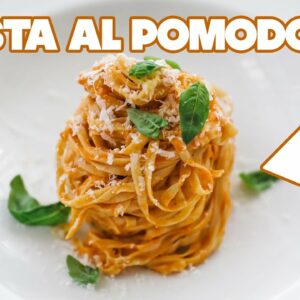 Spaghetti with Tomato Sauce Recipe » Classic Pasta Pomodoro