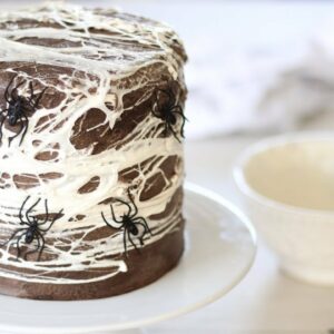 Spider Web Halloween Cake | Halloween Recipe