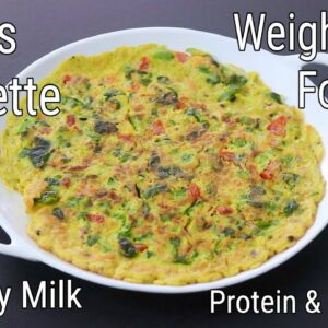 Oats Omelette For WEIGHT LOSS – Healthy Breakfast / Dinner Recipe – Oats Egg Omlet | Skinny Recipes