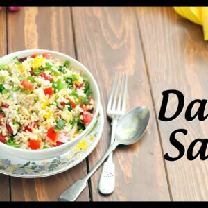 Healthy Daliya Recipe For Weight Loss | Daliya Salad Recipe | Weight Loss Recipe By Geetha Sridhar