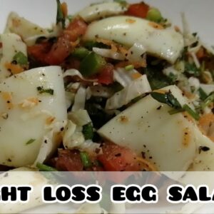 Weight Loss Egg Salad Recipe/High Protein Salad Recipe